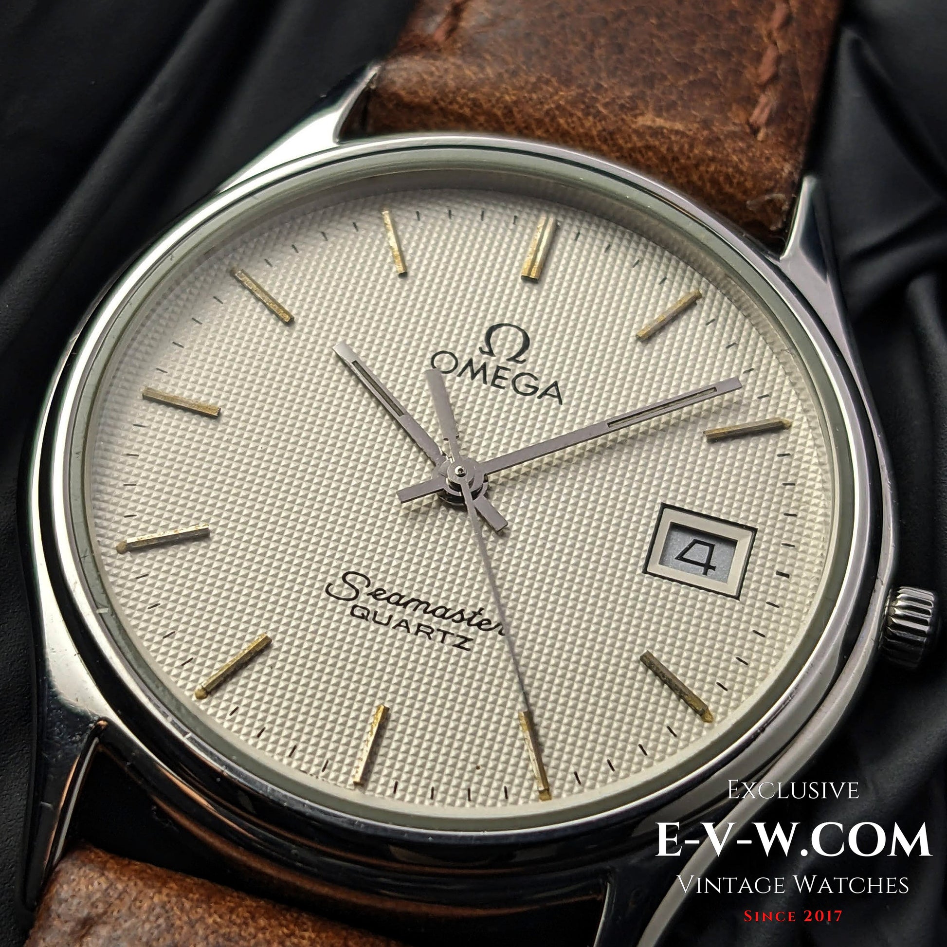 41 Years Old Vintage Omega Seamaster / Guilloche Dial / Cal. 1430 / Vintage 1982