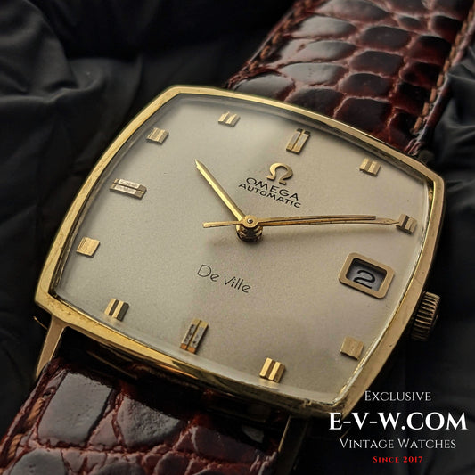 56 Years Old Vintage Omega De Ville Automatic / 18k Gold Ref. 1623501 / Cal. 565 / Vintage 1968