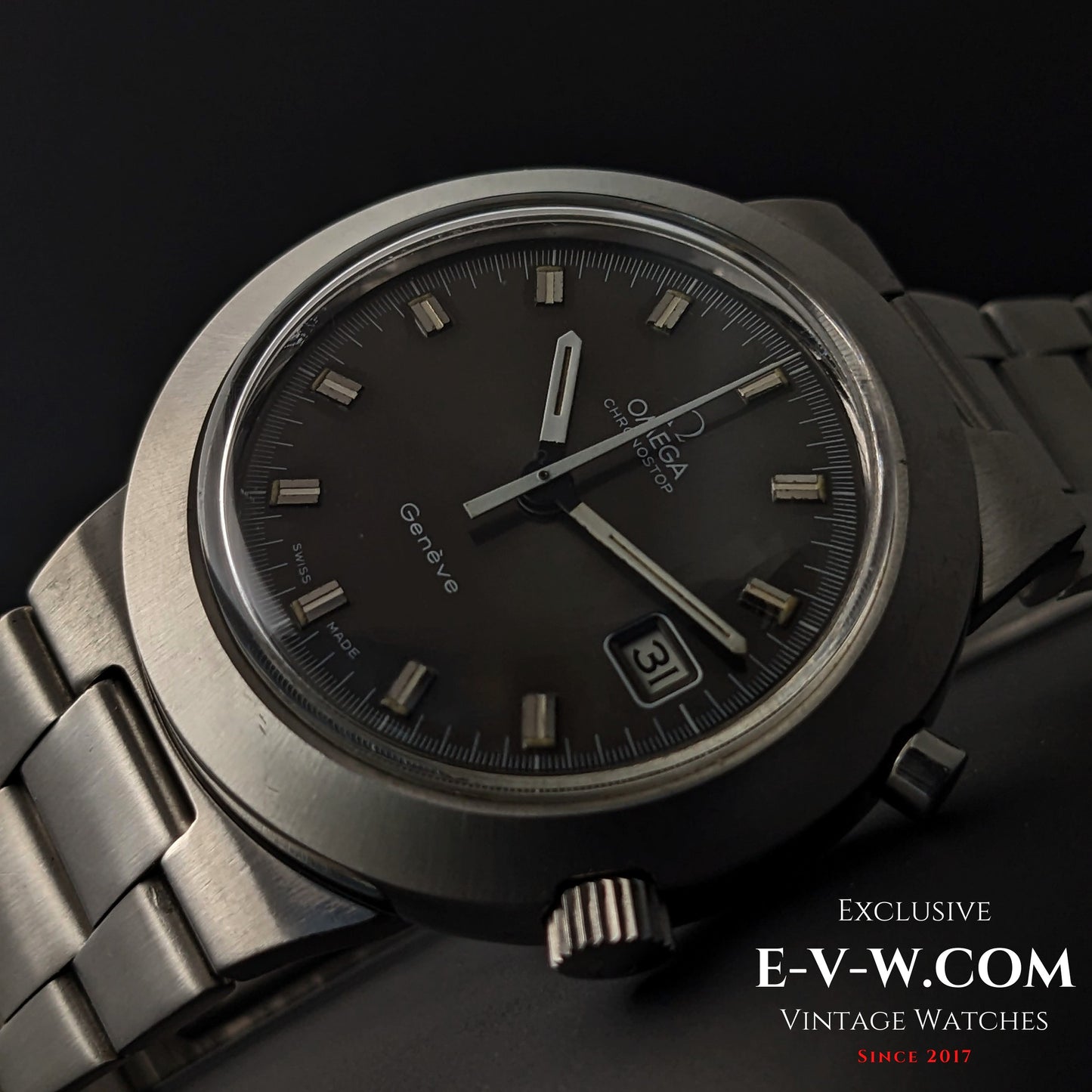 Omega Chronostop UFO vintage de 56 ans / Réf. 146012 / Cal. 920 / Année 1969 / Révisée 