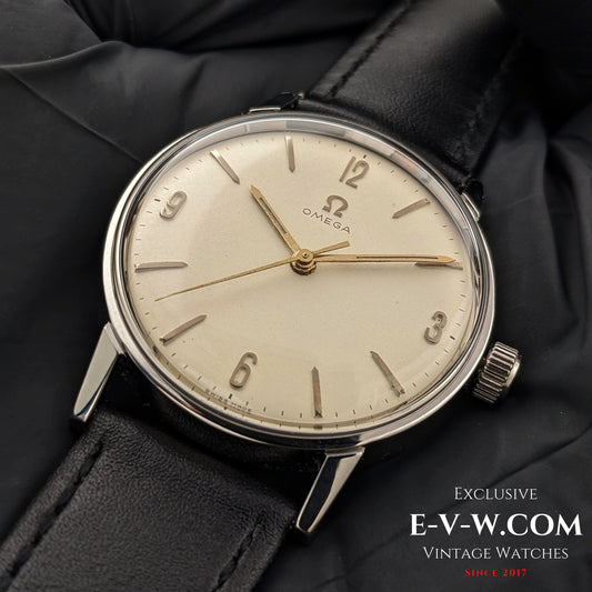 58 Years Old Vintage Omega Classic / Cal. 601 Vintage 1966