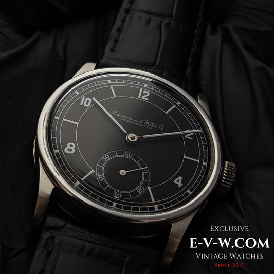 82 Years Old Vintage IWC Schaffhausen Black / Cal. 83 / Vintage 1941