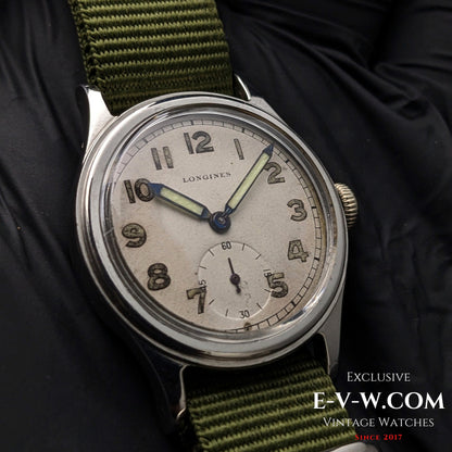 83 Years Old Vintage Longines WWII / Military / Ref. 6172 / Cal. 1068Z / Vintage 1942
