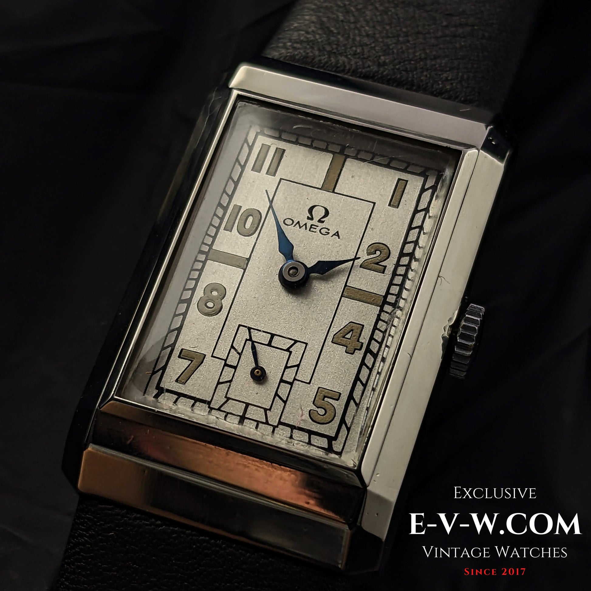 84 Years Old Vintage Omega Art Deco Tank / Cal. T17 / Vintage 1939