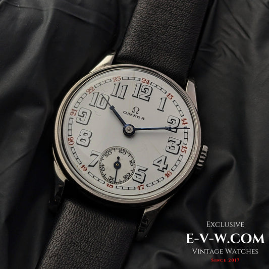 84 Years Old Rare Omega Art Deco / Cal. 25,6SOBT3/ Vintage 1939