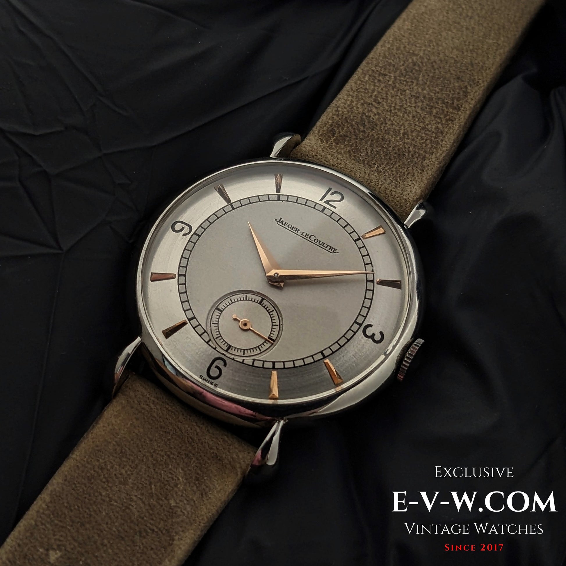 84 Vintage Jaeger LeCoultre tear-drop lugs / Cal. 428/2 Vintage 1940