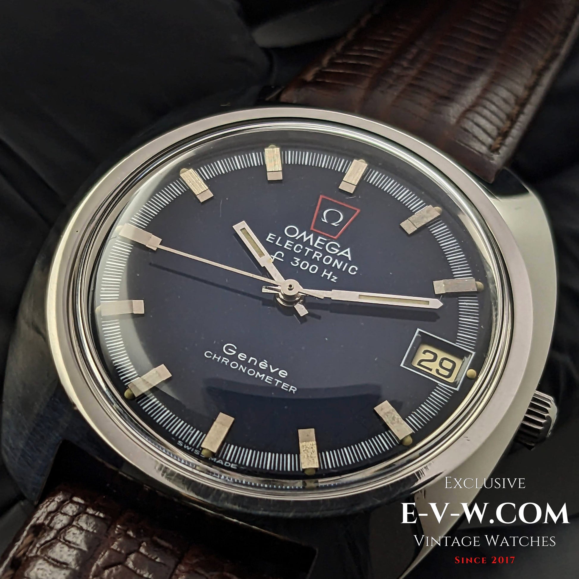 51 Years Old Vintage Omega ELECTRONIC f300Hz Chrononmeter / Tuning Fork  / Jumbo / Ref. 198030 / Cal. 1250 -  ESA 9162/ Vintage 1973