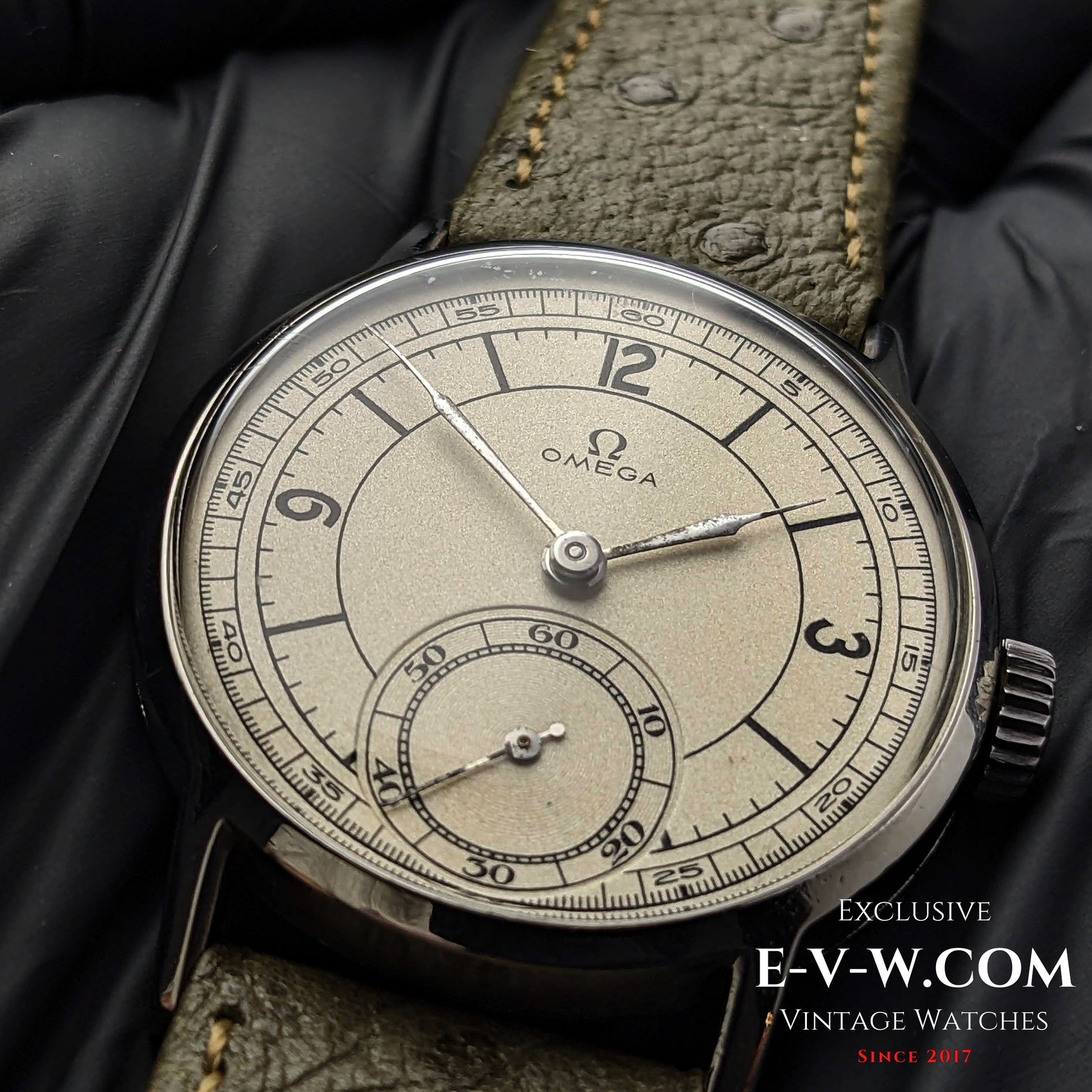 84 Years Old Vintage Omega Sector / Cal. 30T2 / Vintage 1939