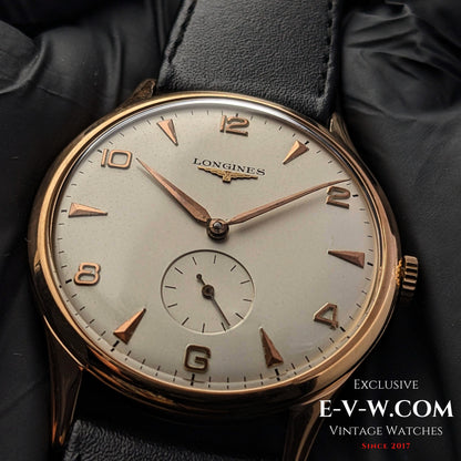 70 Years Old Vintage Longines 18k Gold Automtaic / Cal. 22A / Vintage 1953