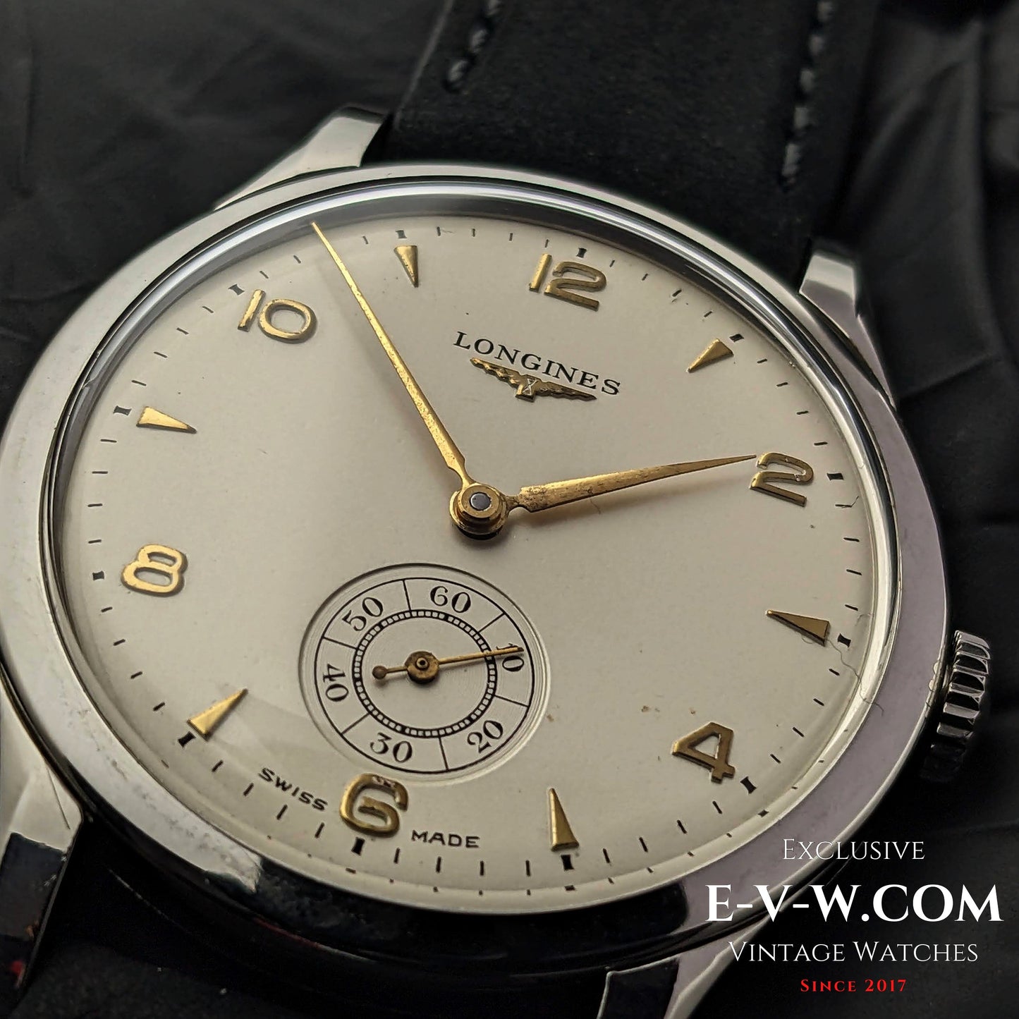 74 Years Old Vintage Longines Calatrava / Cal. 1268Z / Vintage 1950
