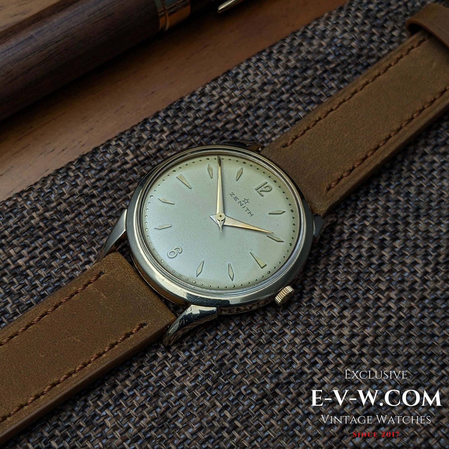 Montre habillée Zenith de 73 ans | Plaqué or | Calibre 126-6 | Vintage 1952 | Révisée