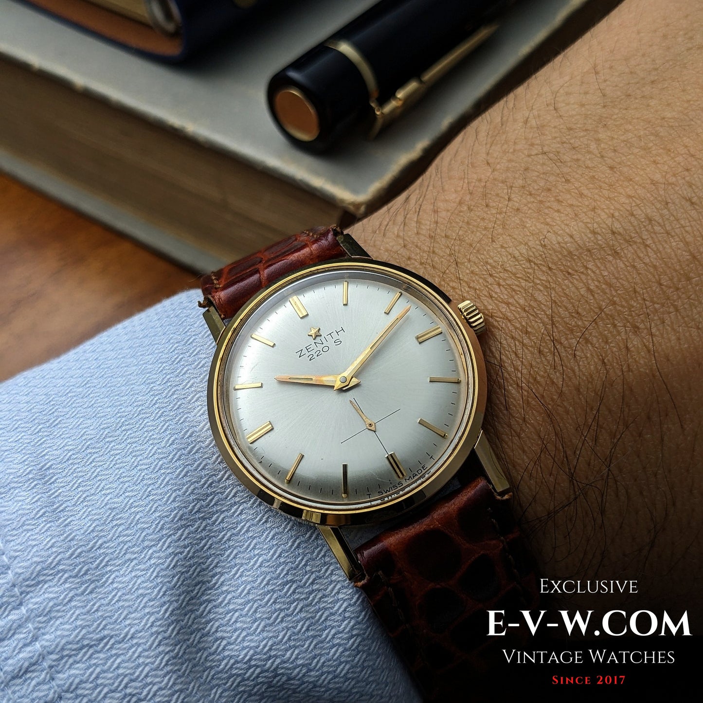 Années 1960 — Zenith Stellina (« petite étoile ») 220 S | Réf. 339A486 | Cal. 2531 | Révisée 