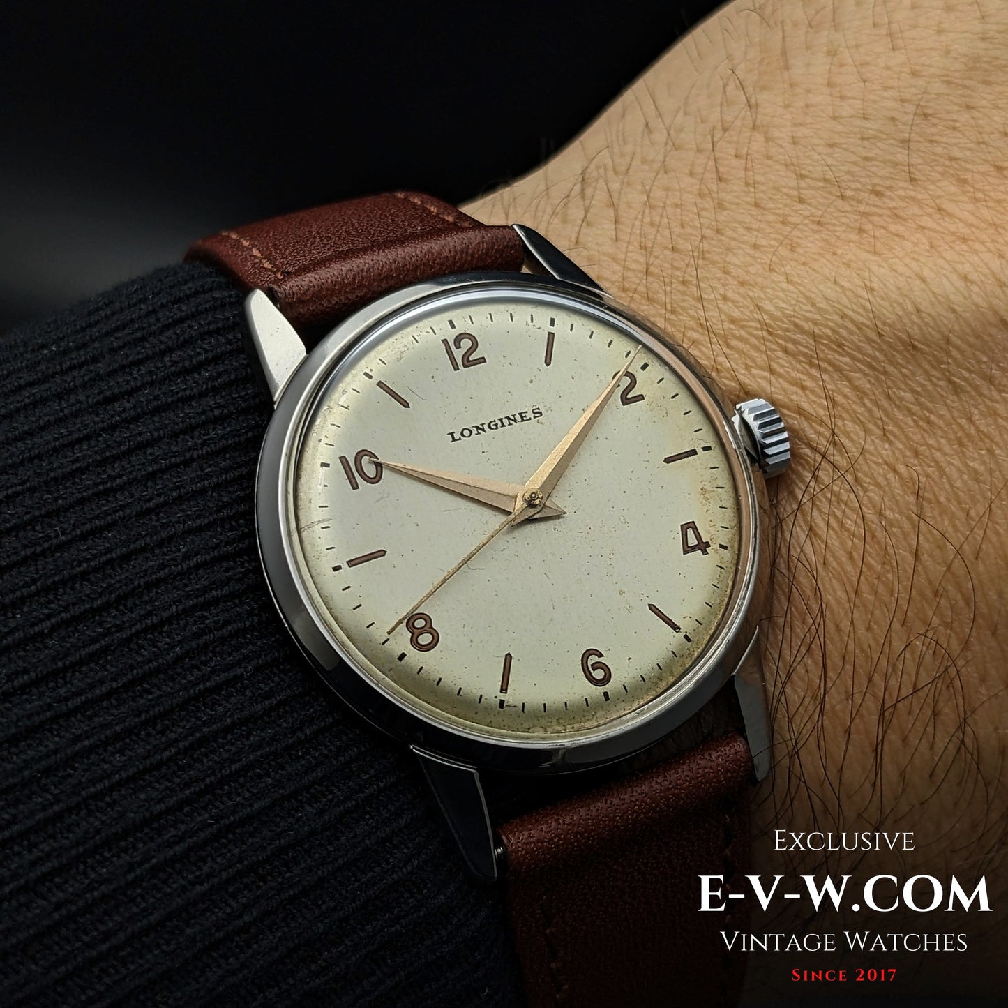 81 Years Old Vintage Longines Classic WWII / Ref. 7222-1 / Cal. 27M / Vintage 1944