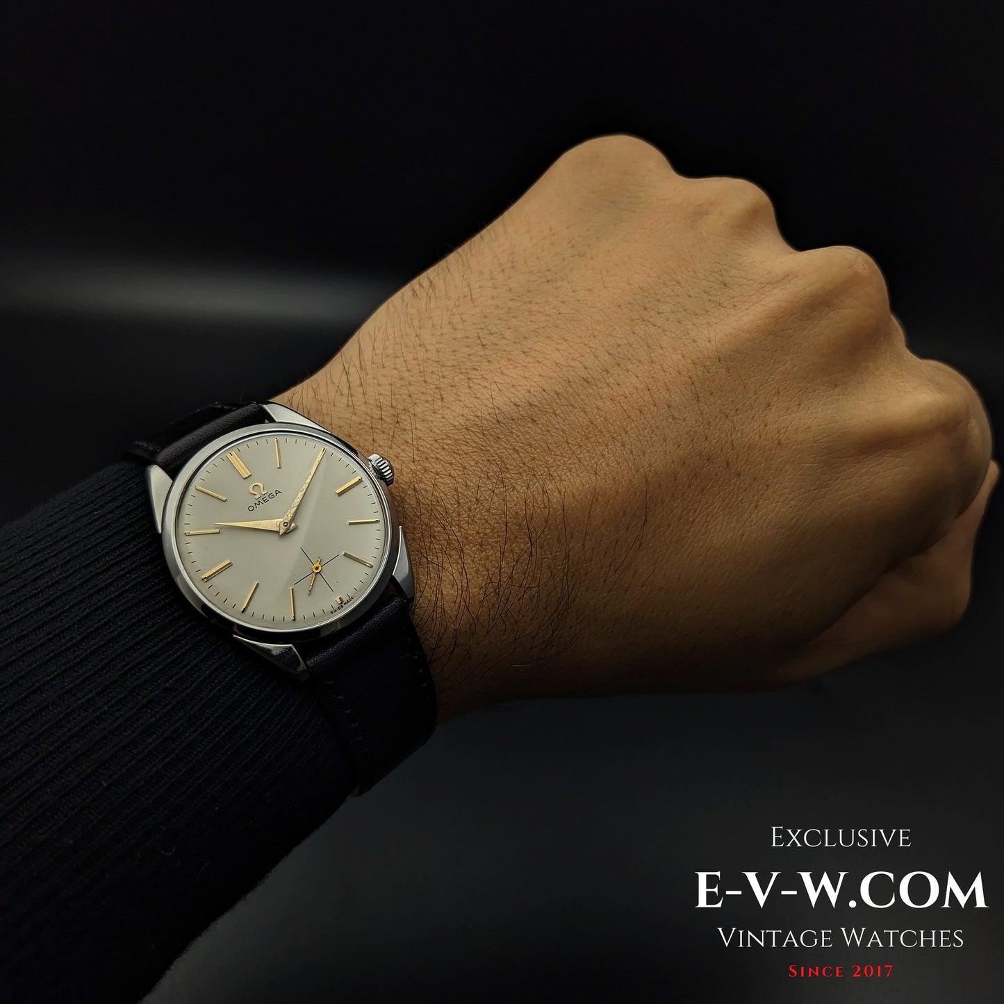 Omega CK 2900 Vintage 1956 watch worn on wrist, showcasing its classic design and rare Cal. 267 movement. A must-have for vintage watch collectors.