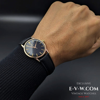 62 Years Old Vintage Omega Black dial Ref. 14714-61SC / Cal. 285 / Vintage 1961