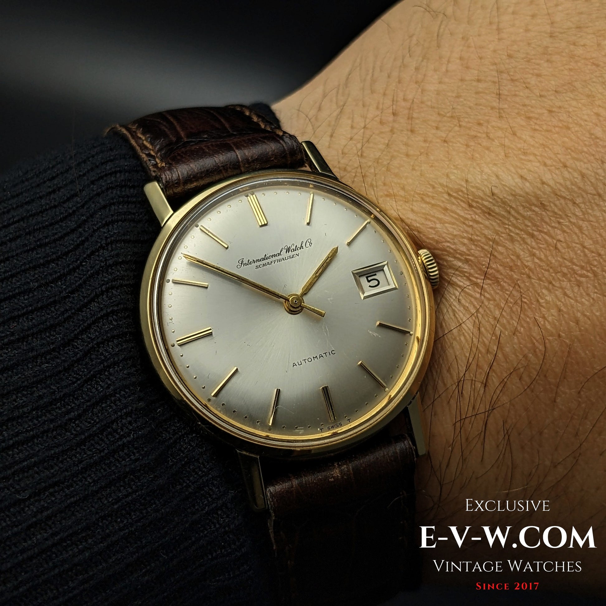 61 Years Old Vintage IWC Schaffhausen Automatic 14k Gold / Ref. 807A / Cal. 8541 / Vintage 1964
