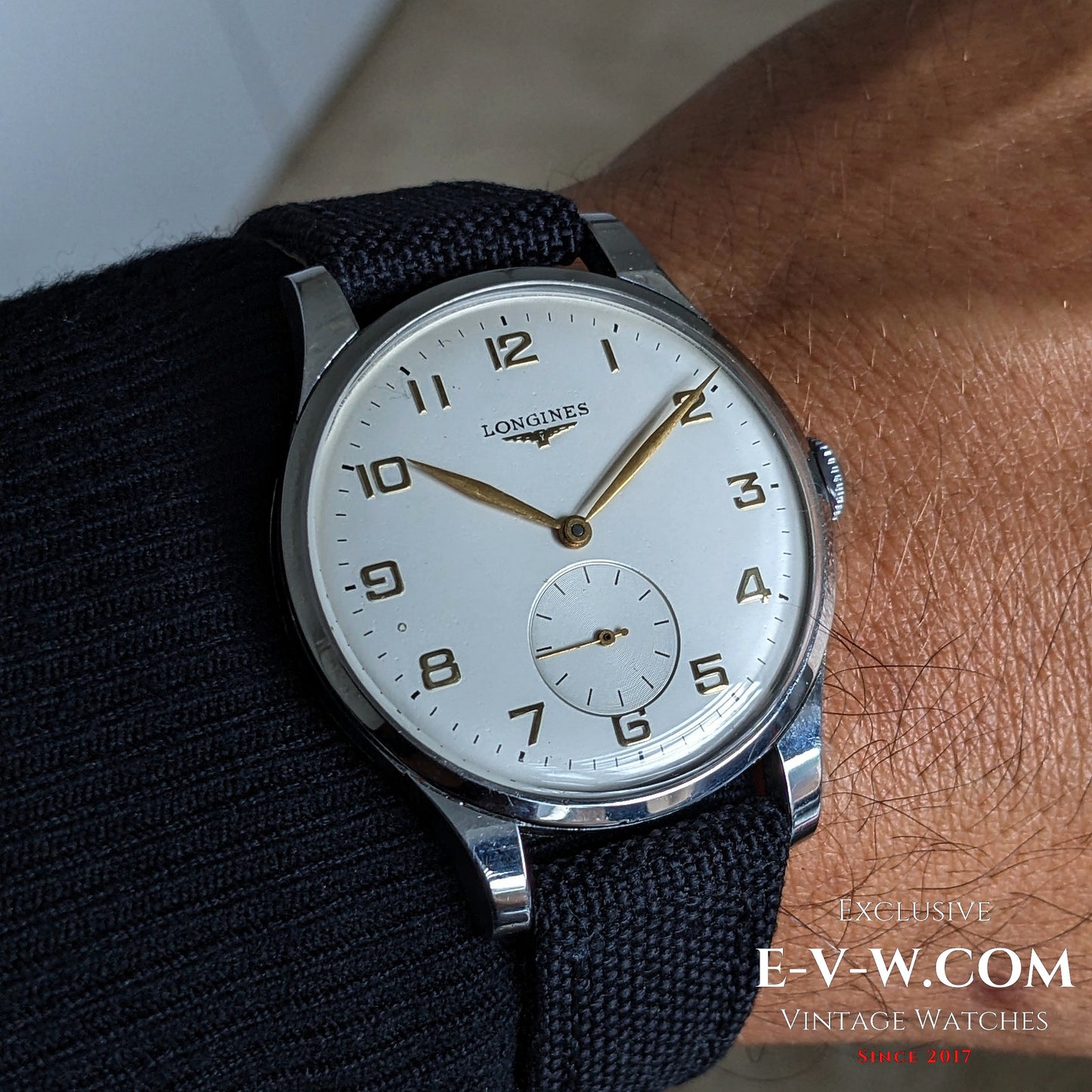 74 Years Old Vintage Longines Jumbo / Cal. 12.68Z / Vintage 1951 @e-v-w.com-Youtube