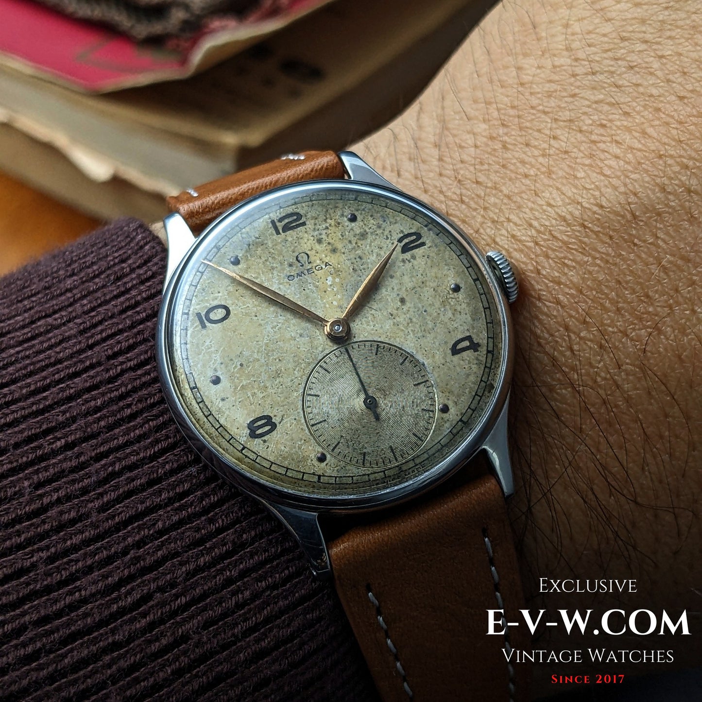 Omega de 81 ans — Seconde Guerre mondiale, usage civil — Réf. 2317/14 — Cal. 30T2 PC — Année 1944 — Révisée 