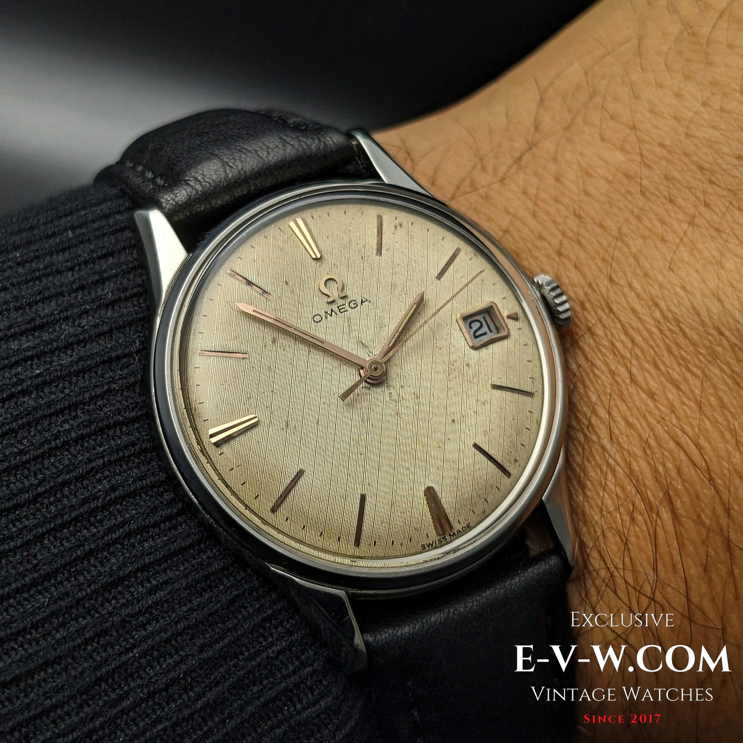 62 Years Old Vintage Omega Guilloche Dial / Ref. 14794 62 SC / Cal. 610 / Vintage 1963