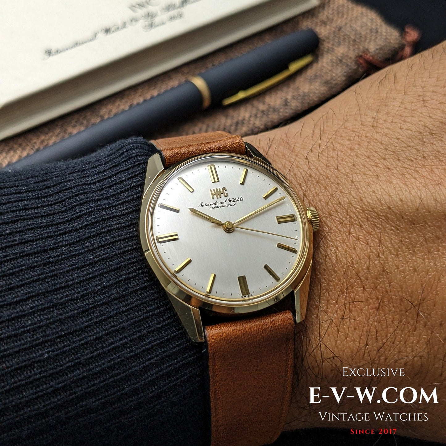 Montre habillée de luxe IWC Schaffhausen vintage de 56 ans | Réf. 910 | Cal. 89 | Année 1969 | Révisée