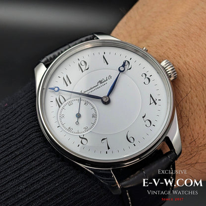 106 Years Old Antique IWC Schaffhausen Pocket Watch Movement / Cal. 52 / Antique 1918