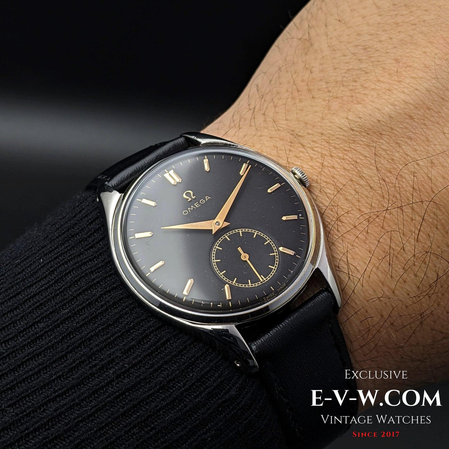 59 Years Old Vintage Omega Jumbo 38,5mm Ref. 2505-11 / Cal. 265 / 30T2 / Vintage 1947