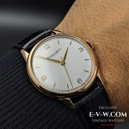 67 Years Old Vintage IWC Schaffhausen 18k Gold / Cal. 89 / Vintage 1956