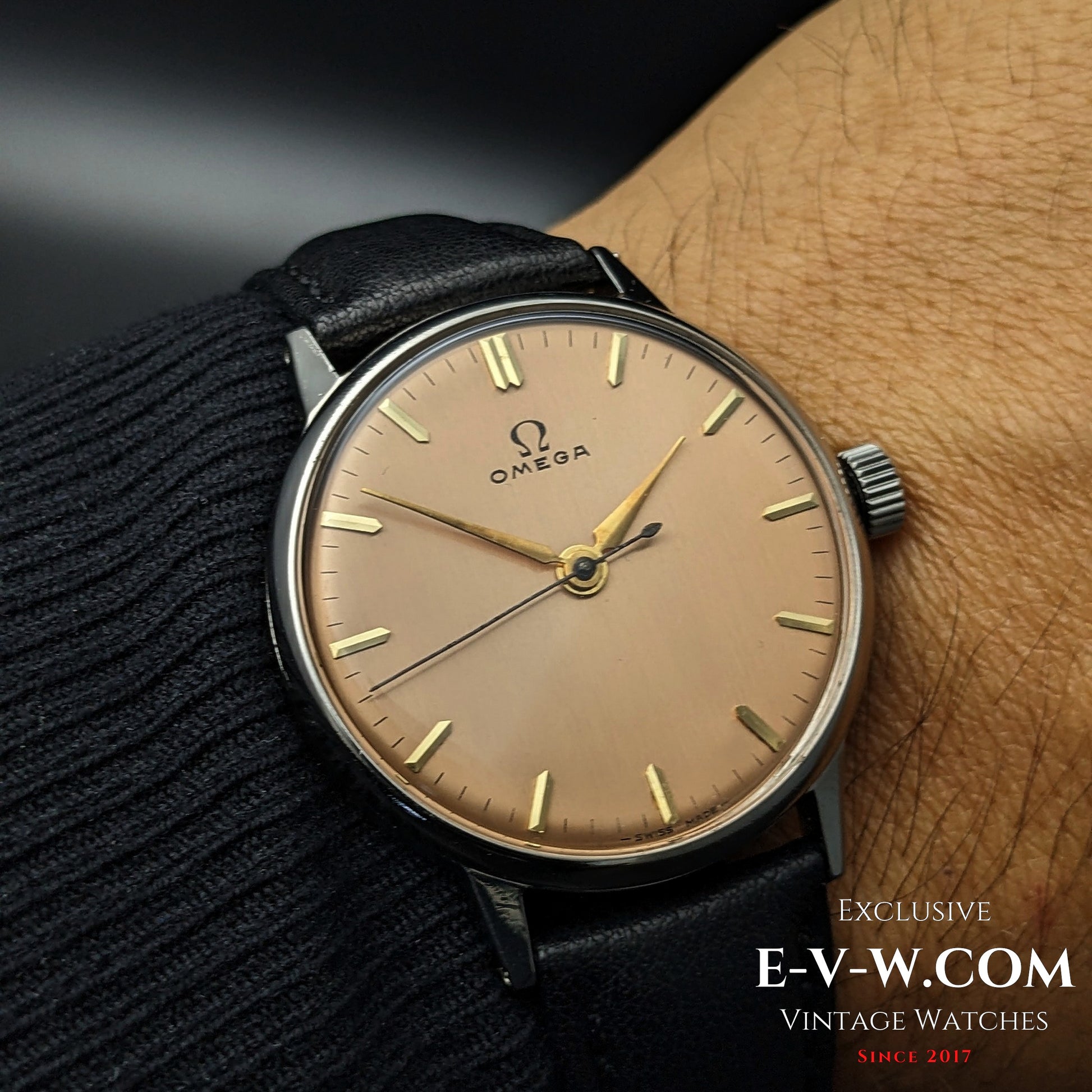 73 Years Old Vintage Omega Salmon Dial / Ref. 2348-7 / Cal. 283 (30T2) / Vintage 1952