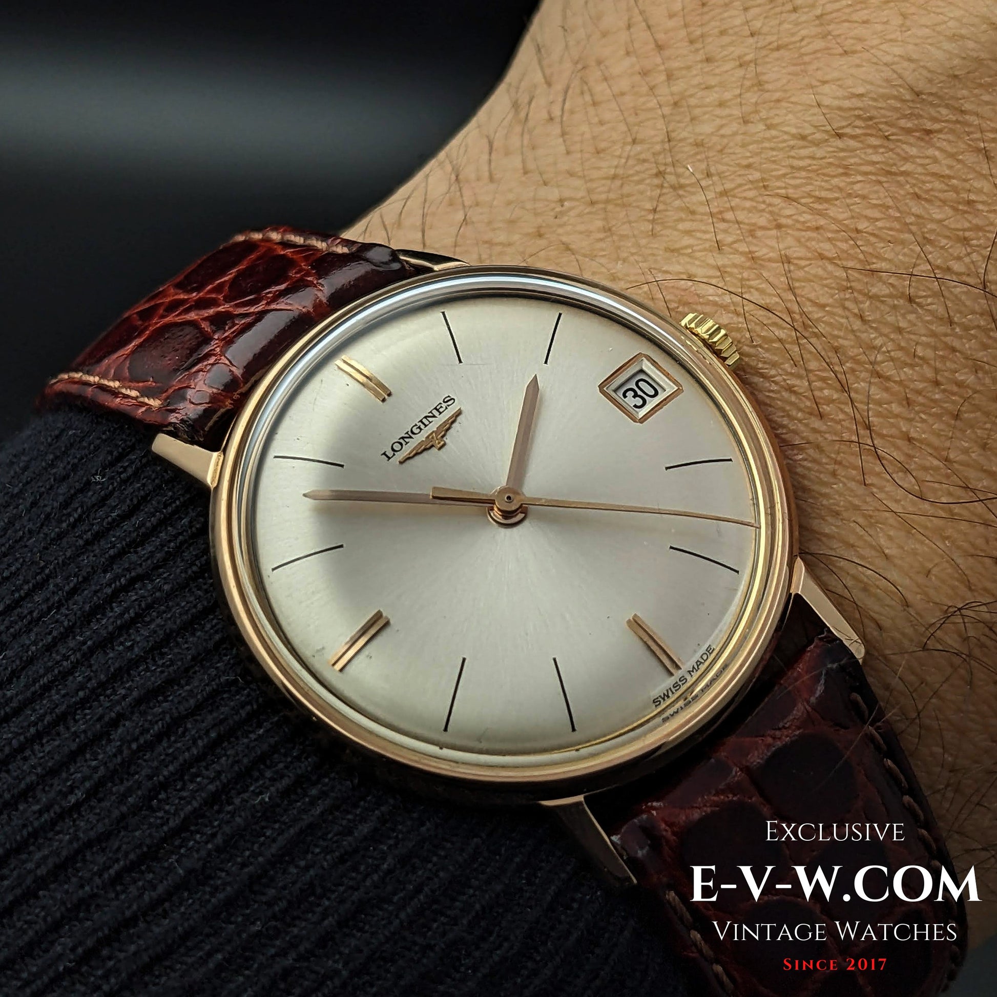 57 Years Old Vintage Longines Classic Calatrava 18k Gold / Cal. 701 / Vintage 1966