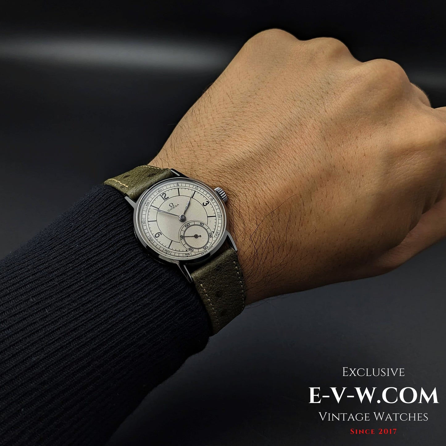 84 Years Old Vintage Omega Sector / Cal. 30T2 / Vintage 1939