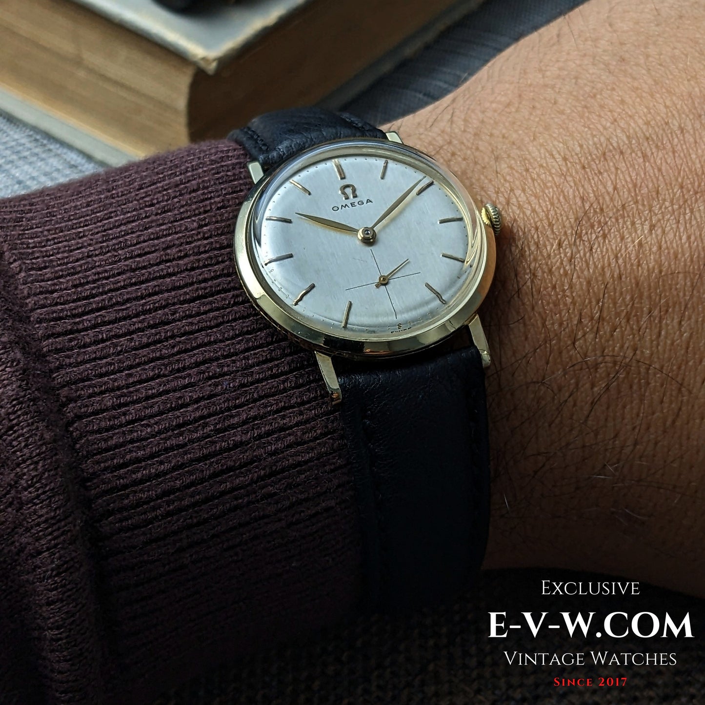 71 ans - Omega plaqué or 14 carats - Réf. N-6255 - Calibre 302 - Année 1954 - Révisée