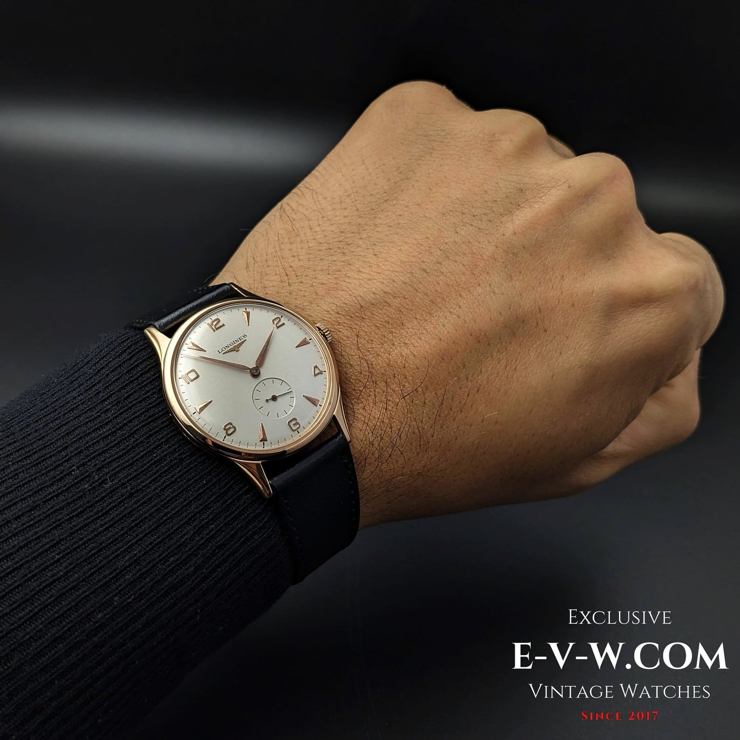 70 Years Old Vintage Longines 18k Gold Automtaic / Cal. 22A / Vintage 1953