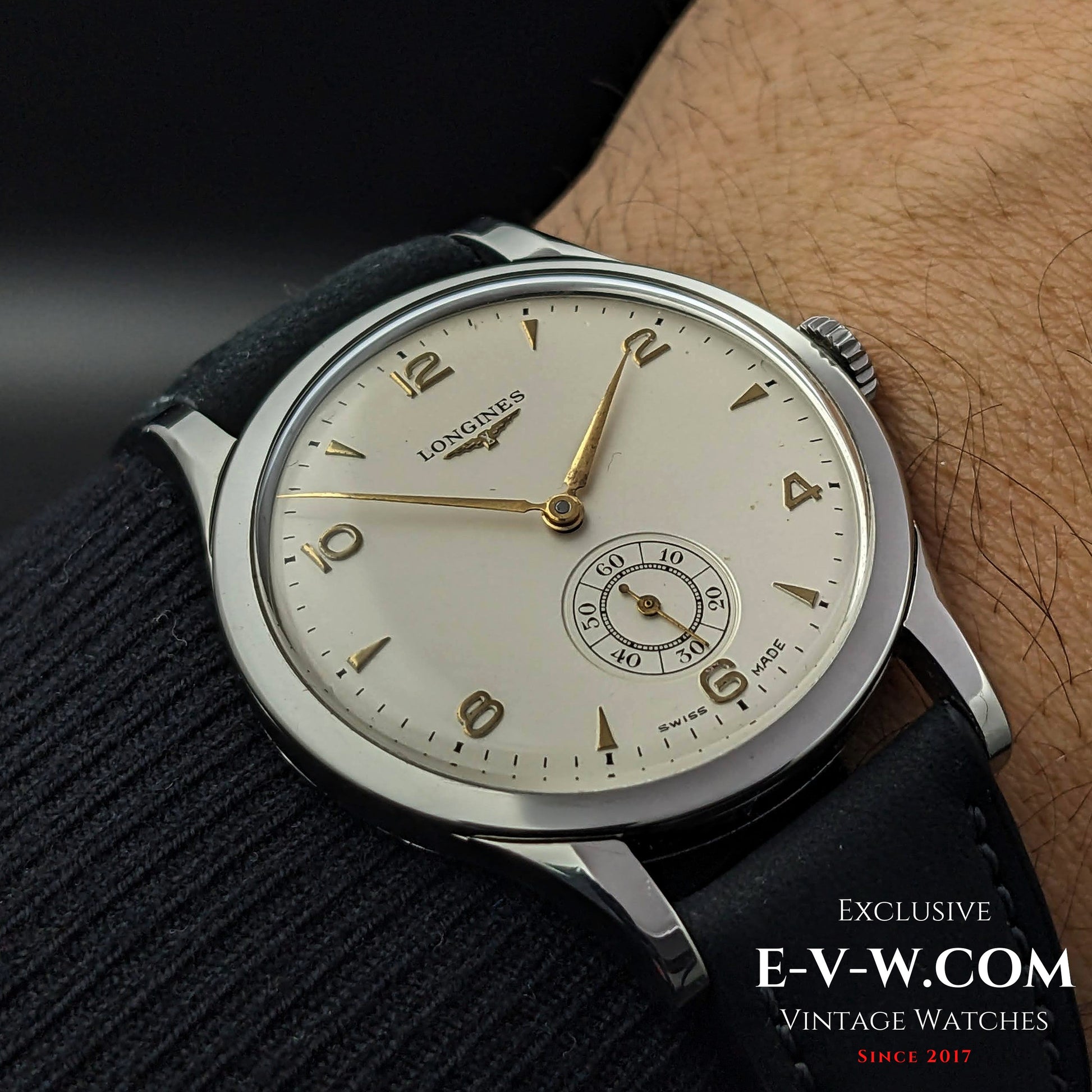 74 Years Old Vintage Longines Calatrava / Cal. 1268Z / Vintage 1950