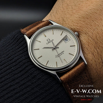 41 Years Old Vintage Omega Seamaster / Guilloche Dial / Cal. 1430 / Vintage 1982