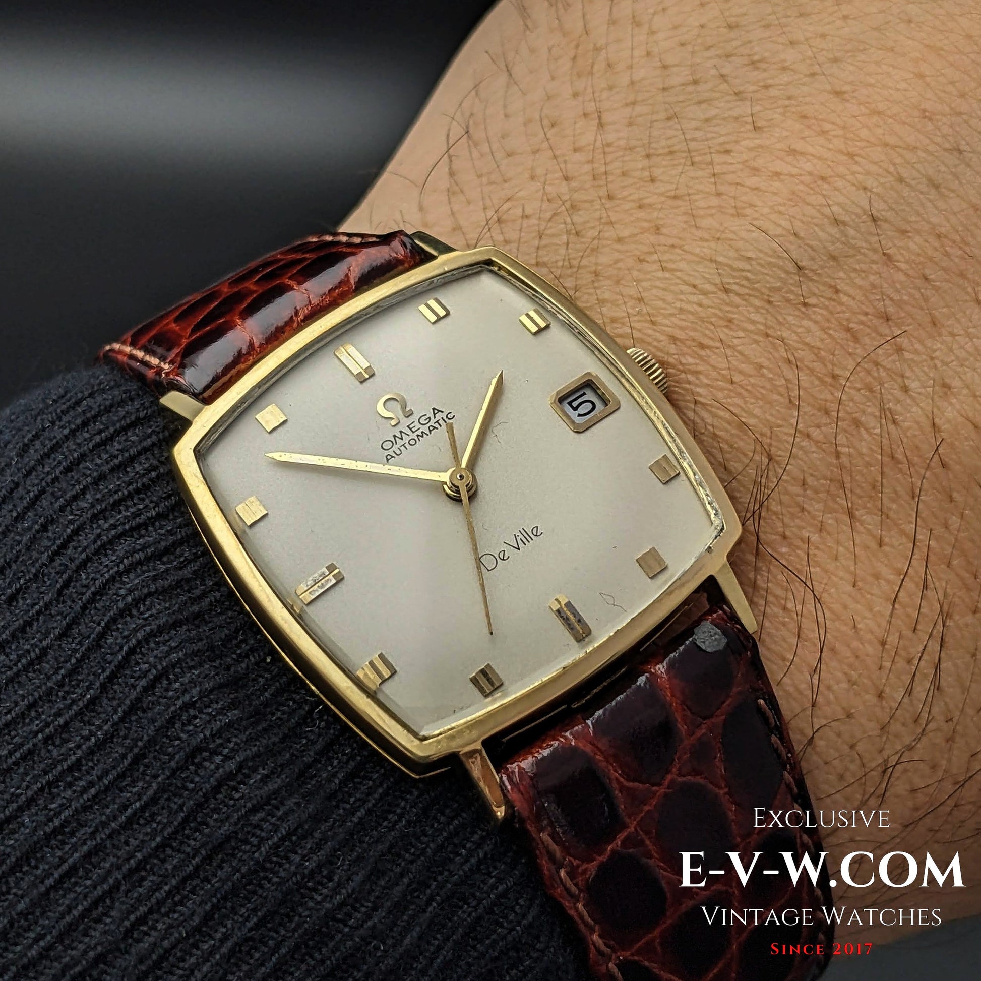 56 Years Old Vintage Omega De Ville Automatic / 18k Gold Ref. 1623501 / Cal. 565 / Vintage 1968