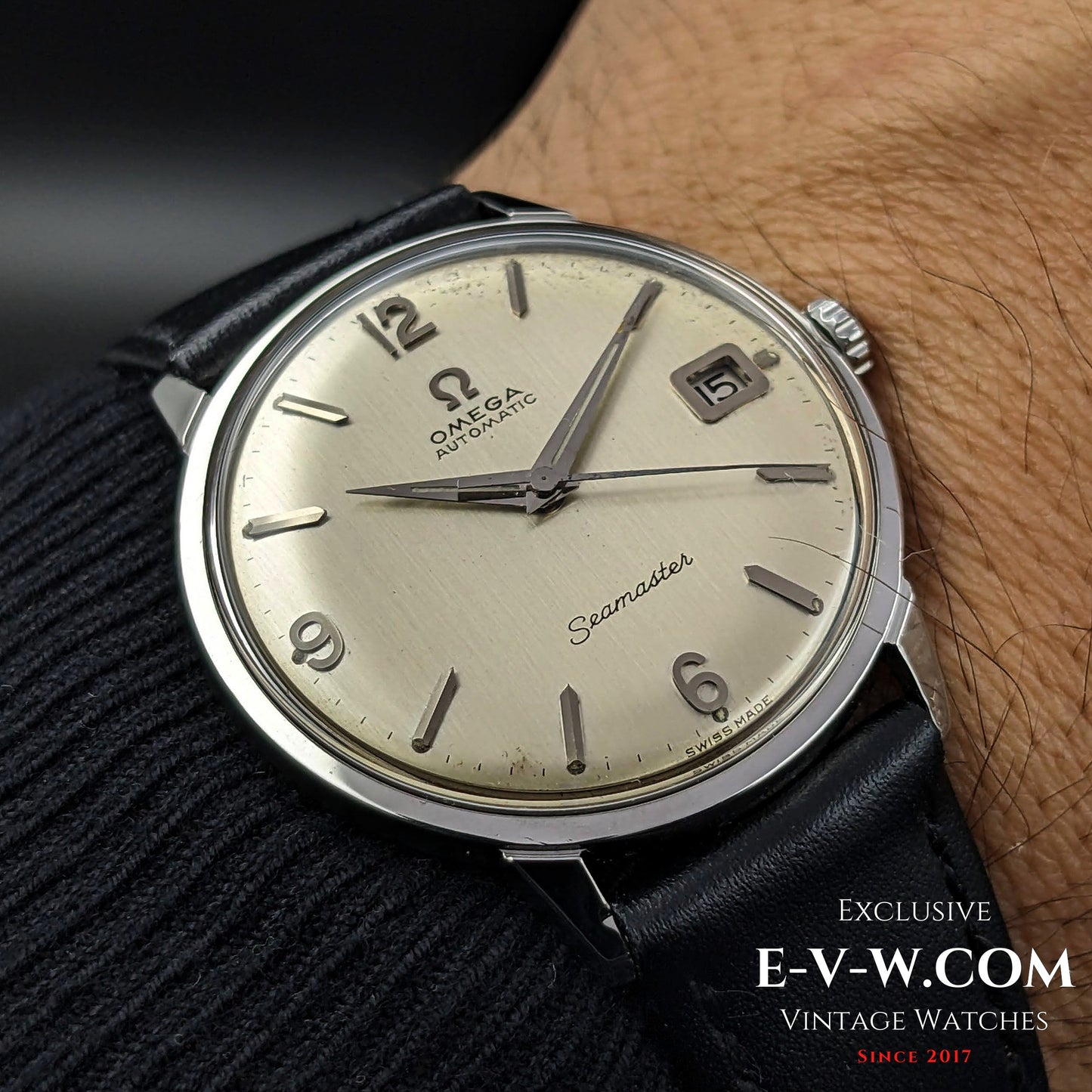 Omega Seamaster vintage de 60 ans, réf. 166001 / Cal. 562 / Année 1963