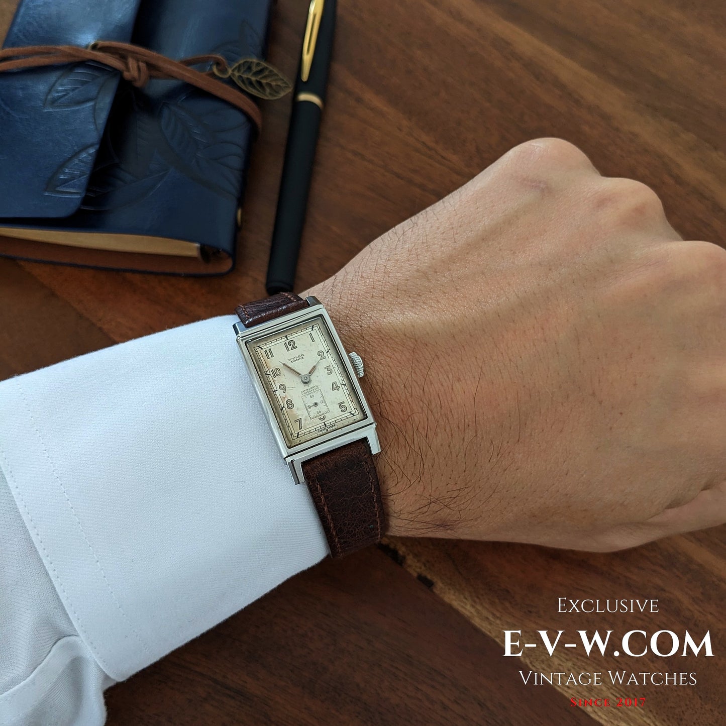 Wyler Tank Superior Antimagnétique Vintage 85 ans / Cal. Wyler Suisse / Vintage années 1940