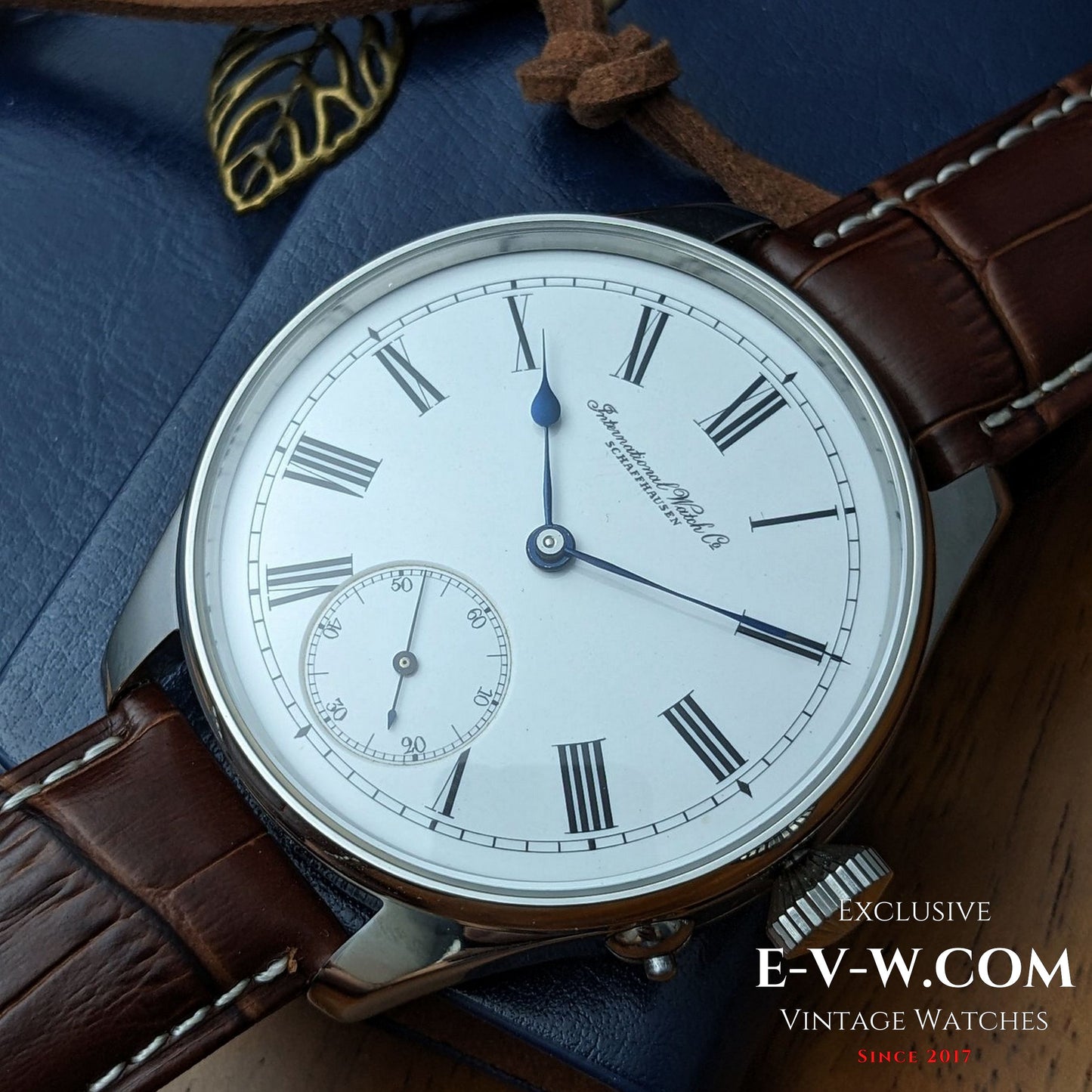 Mouvement de montre de poche IWC Schaffhausen Jumbo (calibre 52), datant de 1893 et ​​vieux de 131 ans.