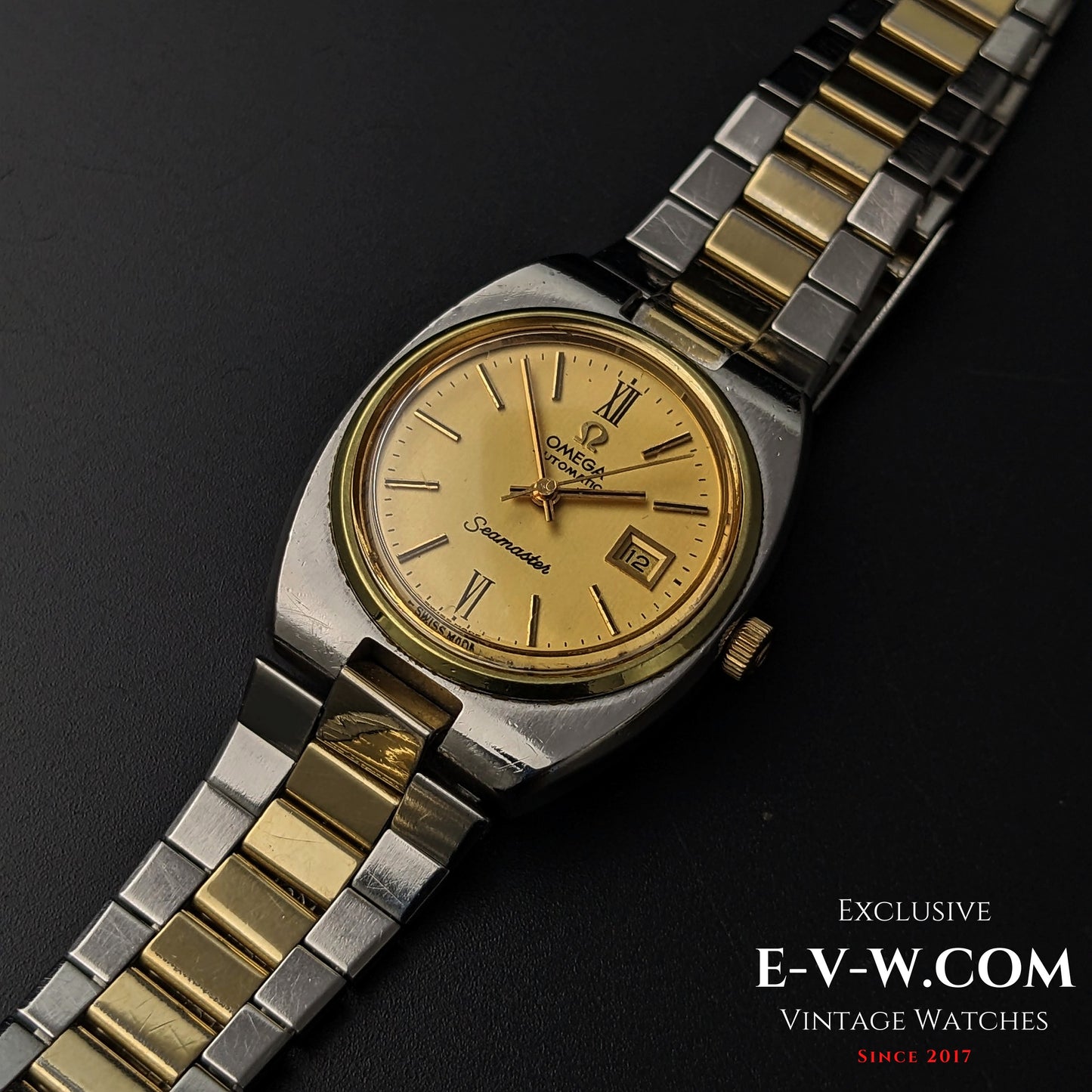 Vintage Omega Lady Seamaster Automatic / Steel Gold / Ref. 766.0818 / Cal. 684 / Vintage 1974