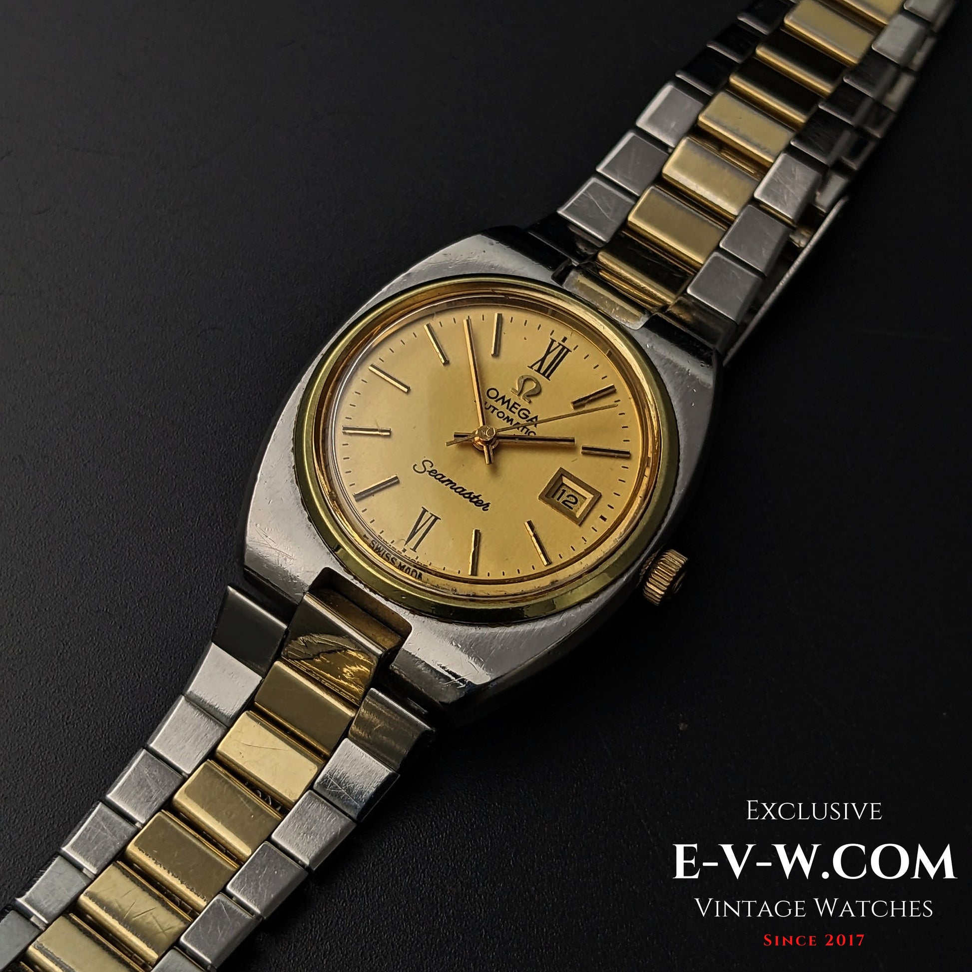 Vintage Omega Lady Seamaster Automatic / Steel Gold / Ref. 766.0818 / Cal. 684 / Vintage 1974