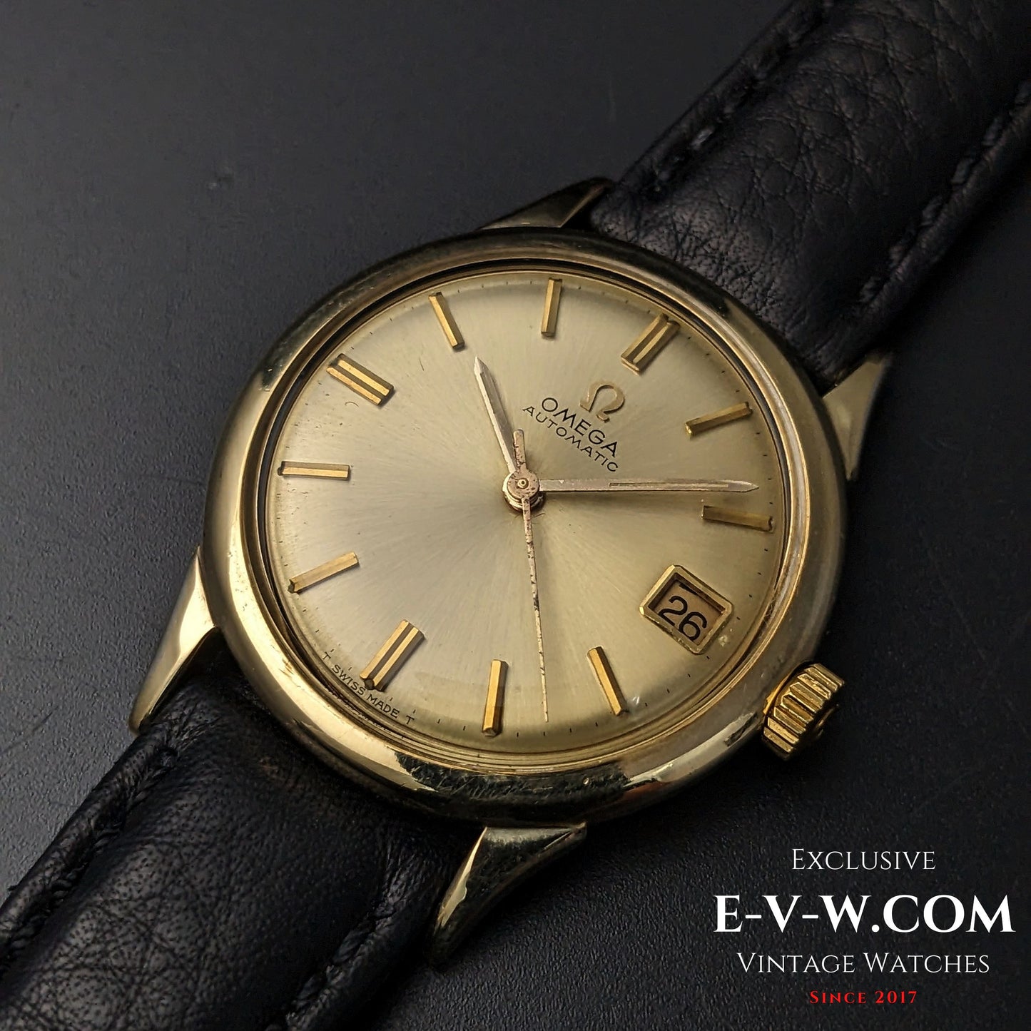 59 Years Old Vintage Omega AUTOMATIC / Gold Plated /Ref. K6312 / Cal. 560 / Vintage 1966