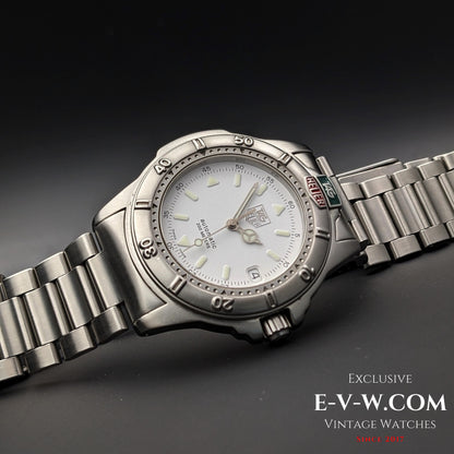 30 Years Old Vintage TAG HEUER 4000 Automatic / Ref. WF2110-K / Cal. 2824-2 / Vintage 1990's