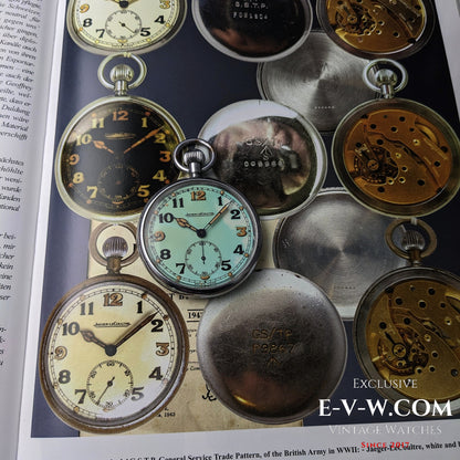 Jaeger-LeCoultre WWII Military Watch Cal. 467 Vintage 1940 placed on a historical watch catalog, highlighting its military heritage.