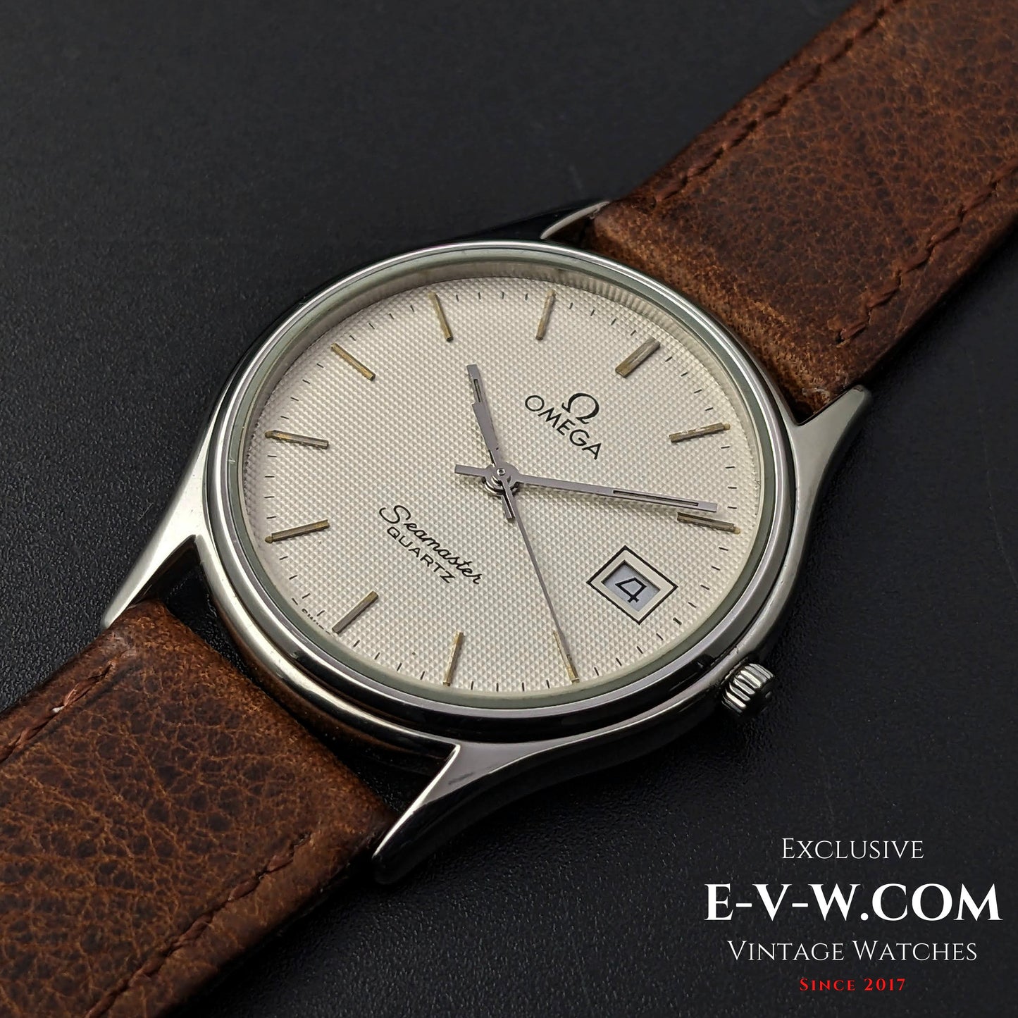 41 Years Old Vintage Omega Seamaster / Guilloche Dial / Cal. 1430 / Vintage 1982