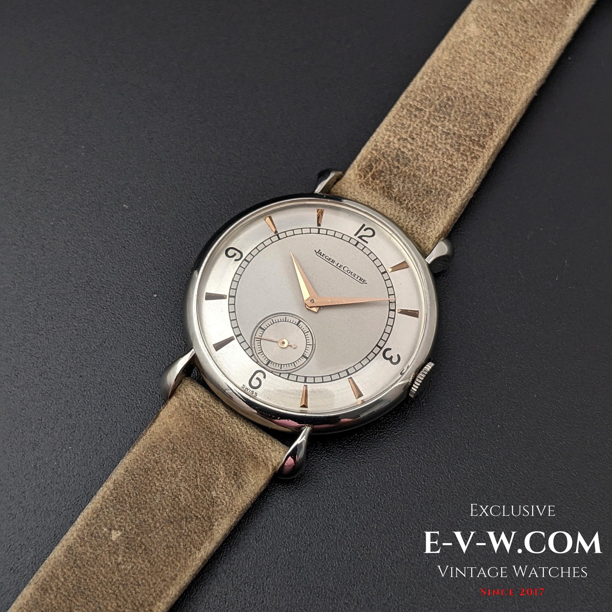 84 Vintage Jaeger LeCoultre tear-drop lugs / Cal. 428/2 Vintage 1940