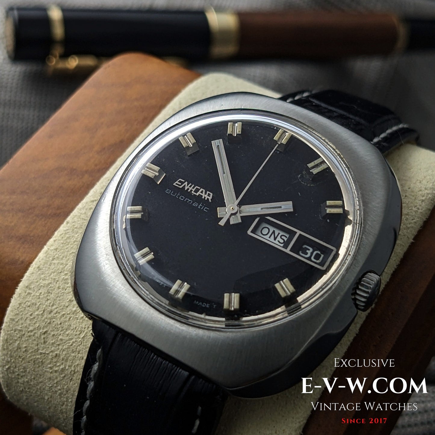 Enicar Day-Date | Réf. 147-01-13 | Calibre AR 1147 | Année 1970 | Révisée 