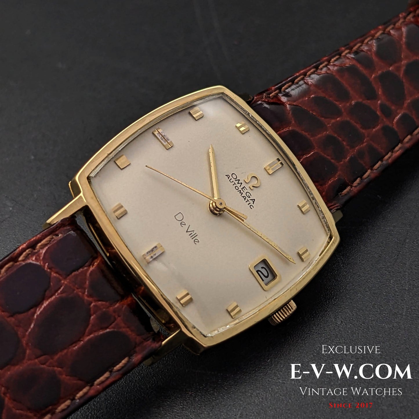 56 Years Old Vintage Omega De Ville Automatic / 18k Gold Ref. 1623501 / Cal. 565 / Vintage 1968