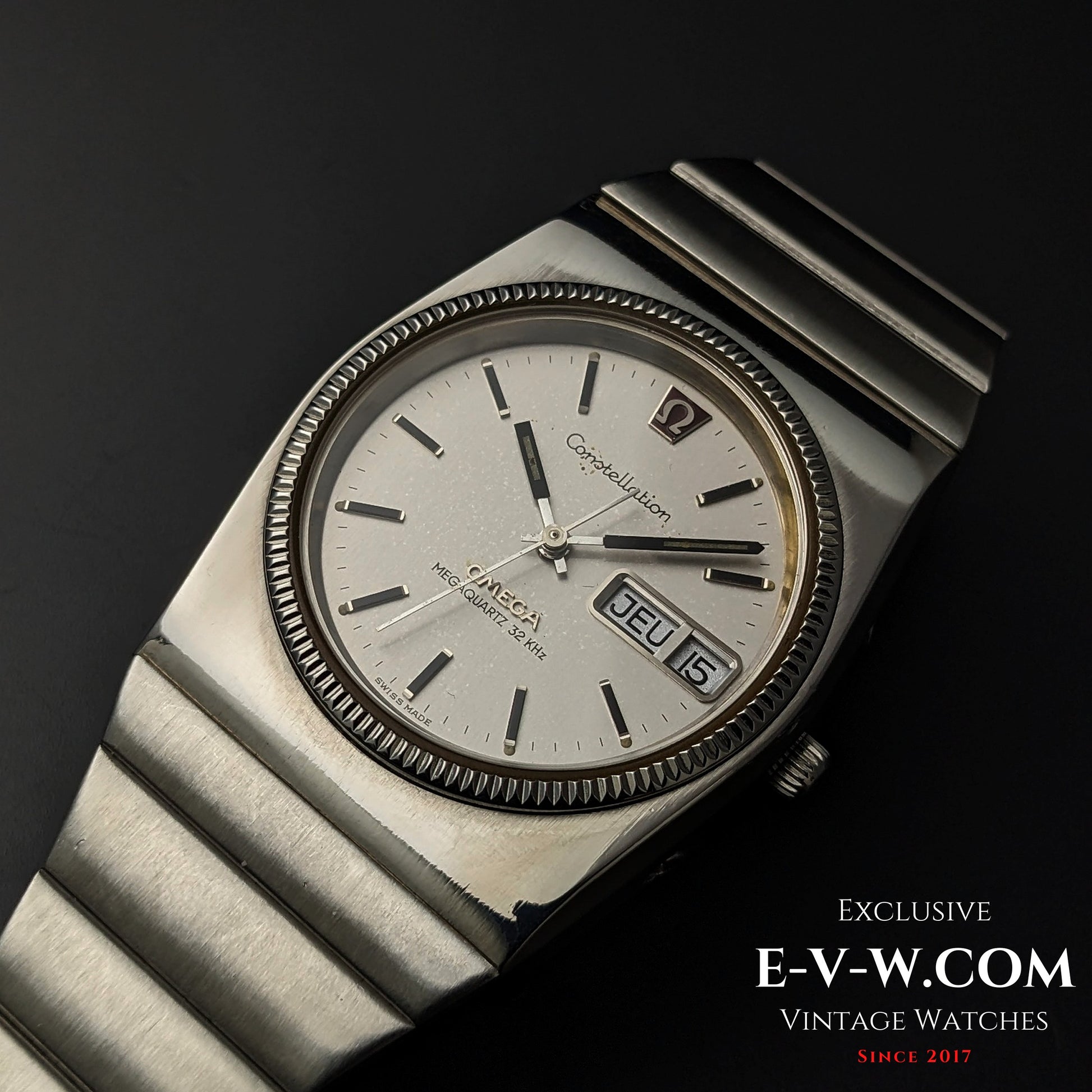 53 Years Old Vintage Omega Constellation MEGAQUARTZ 32 KHz / Ref. 196.0015 / Cal.1310/ Vintage 197253 Years Old Vintage Omega Constellation MEGAQUARTZ 32 KHz / Ref. 196.0015 / Cal.1310/ Vintage 1972