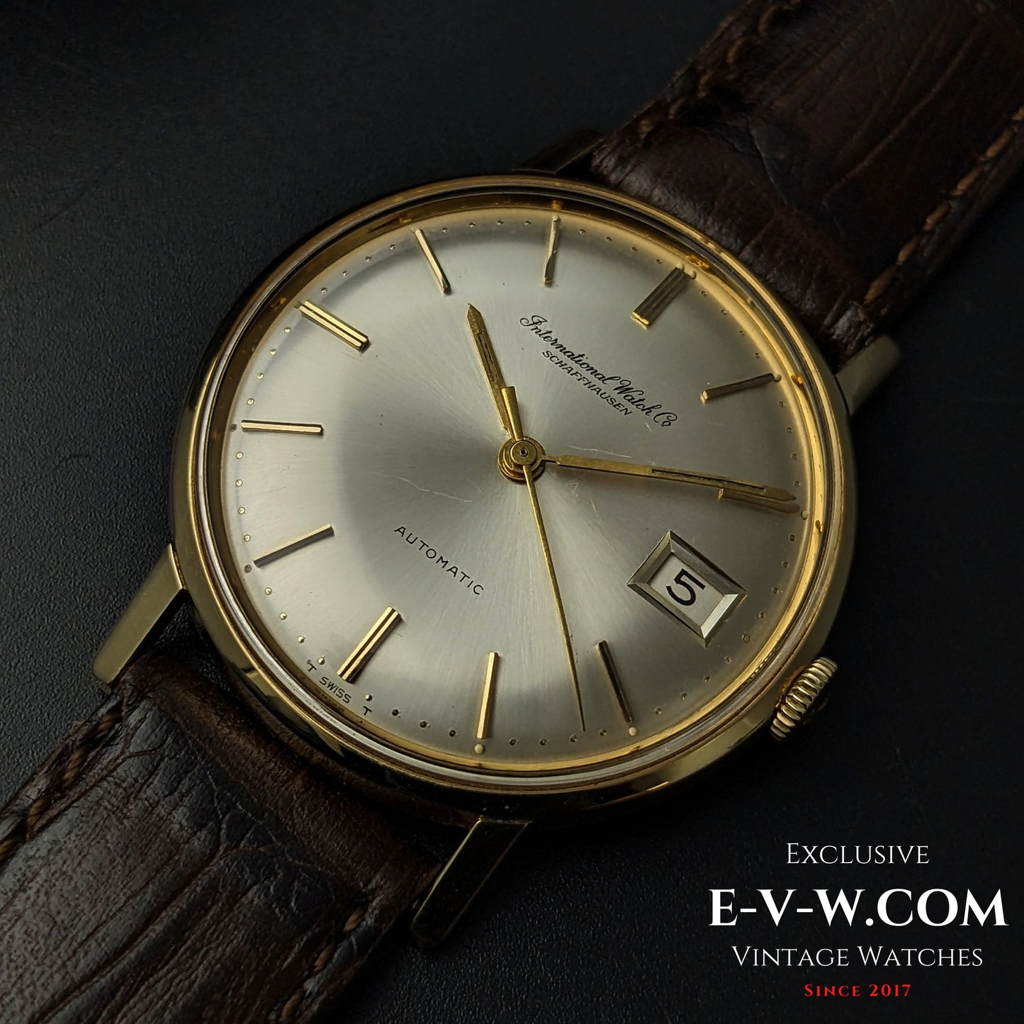61 Years Old Vintage IWC Schaffhausen Automatic 14k Gold / Ref. 807A / Cal. 8541 / Vintage 1964