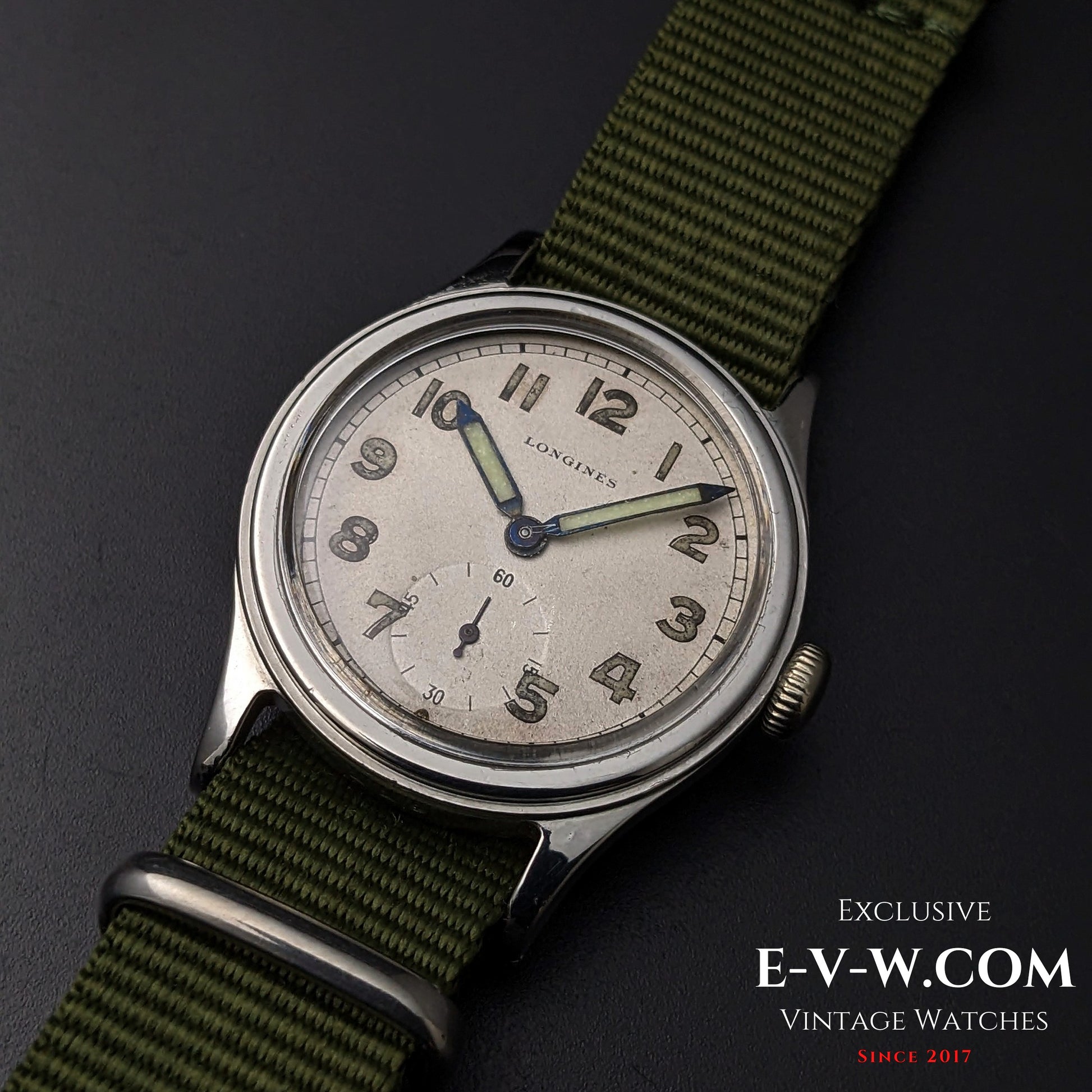 83 Years Old Vintage Longines WWII / Military / Ref. 6172 / Cal. 1068Z / Vintage 194283 Years Old Vintage Longines WWII / Military / Ref. 6172 / Cal. 1068Z / Vintage 1942