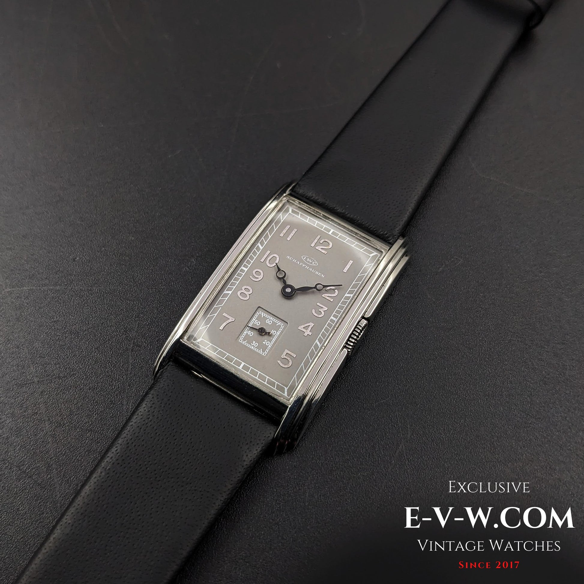95 Years Old Antique IWC Schaffhausen Very rare / Art Deco Tank / Cal. 87 / Antique 1929